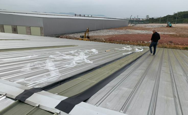 海珠厂房屋面防水维修案例